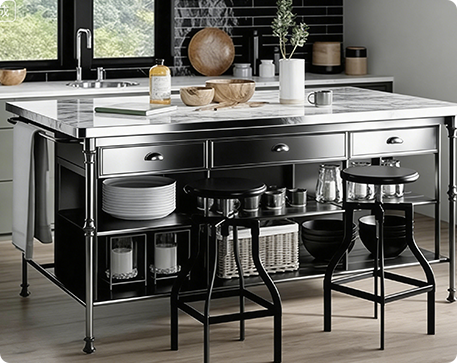 Mobilier metalic